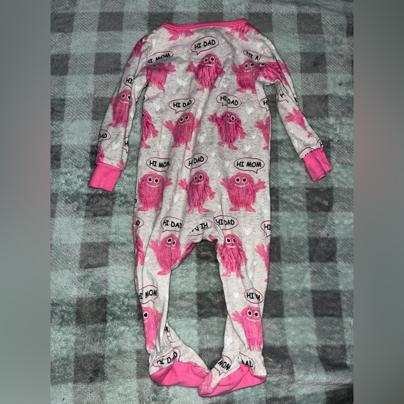 The Children’s Place Monster PJ - Picture 2 of 3